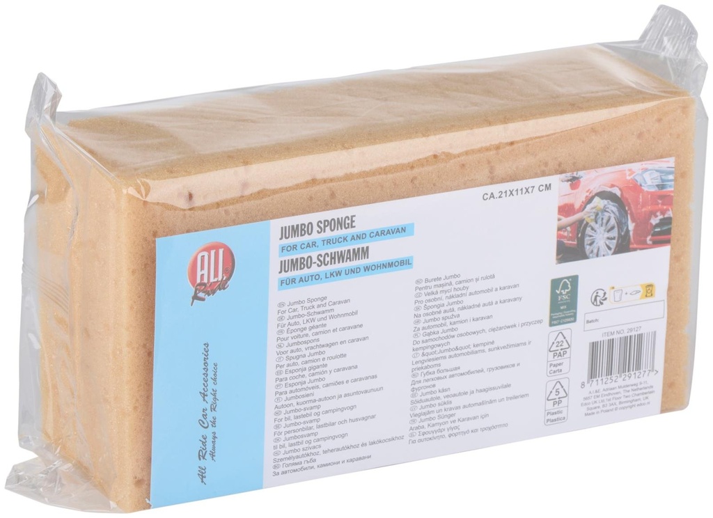 ALL RIDE Jumbo Sponge 21x11x6.5cm