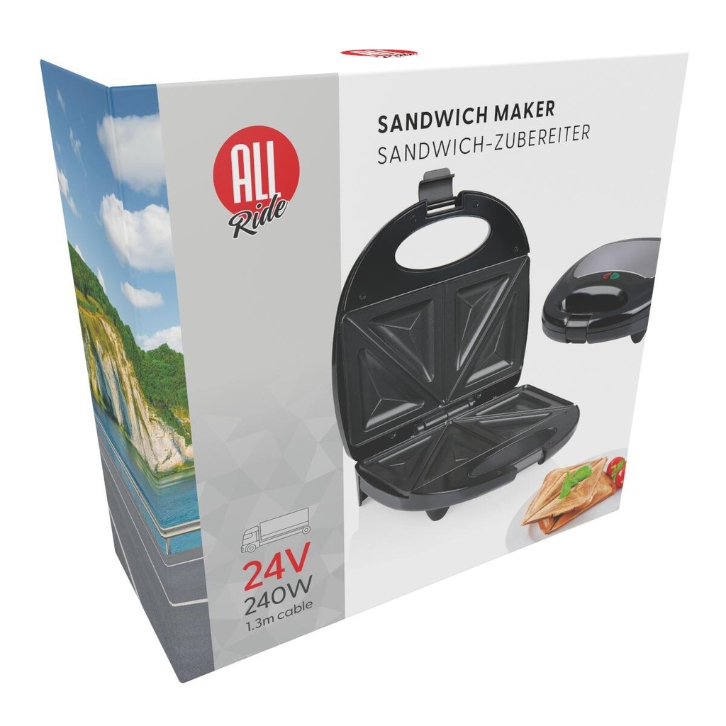 ALL RIDE Sandwich Maker 24V 240W for Car/Truck