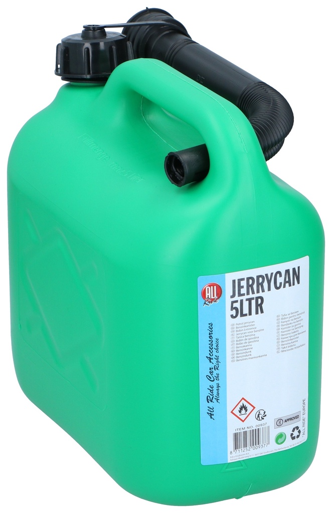 ALL RIDE Jerrycan 5 Litre With Spout Green