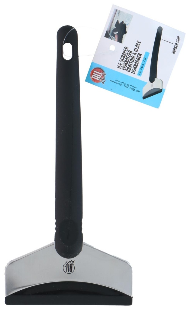 ALL RIDE Ice Scraper with Rubber Grip 24x11cm