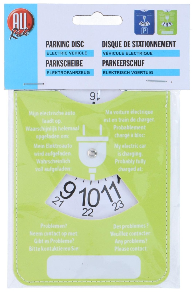 ALL RIDE Parking Disc Electric Vehicle