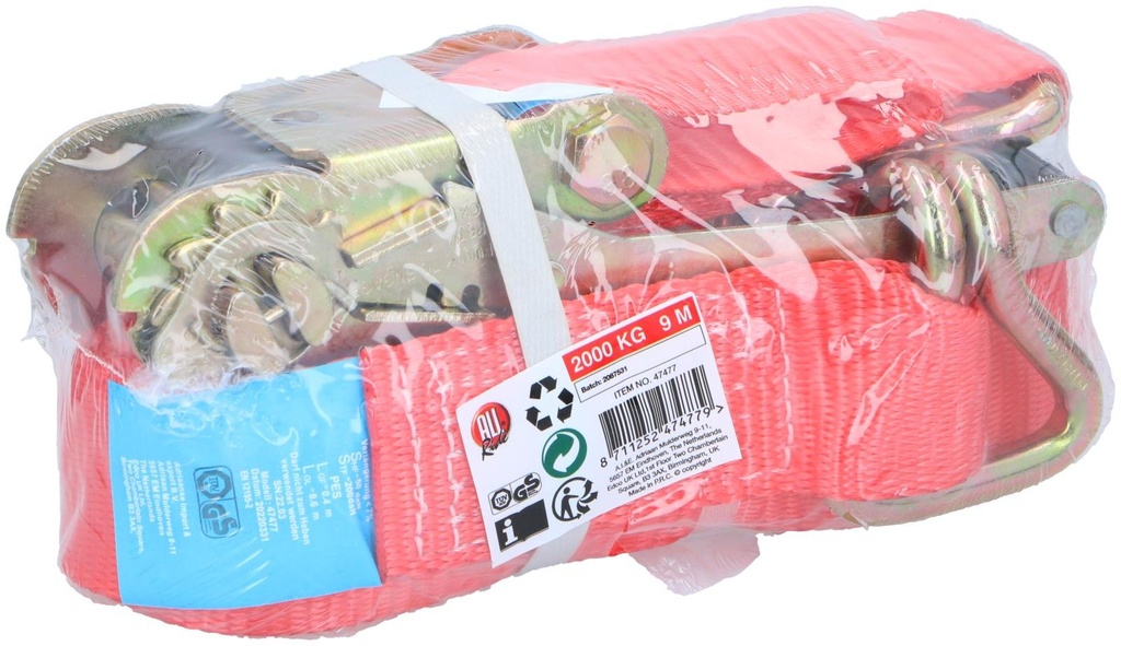 ALL RIDE Ratchet Strap 9m 2000kg