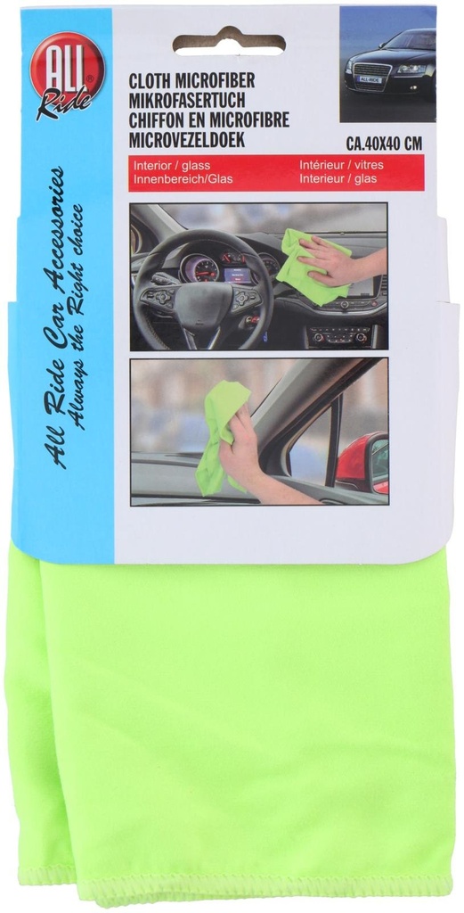 ALL RIDE Microfiber Cloth Velour 40x40cm 210Gsm