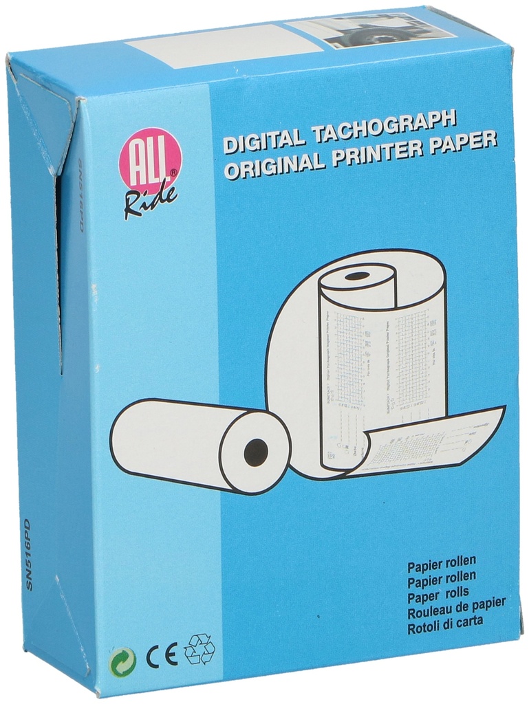 ALL RIDE Paper Roll for Digital Tachograph