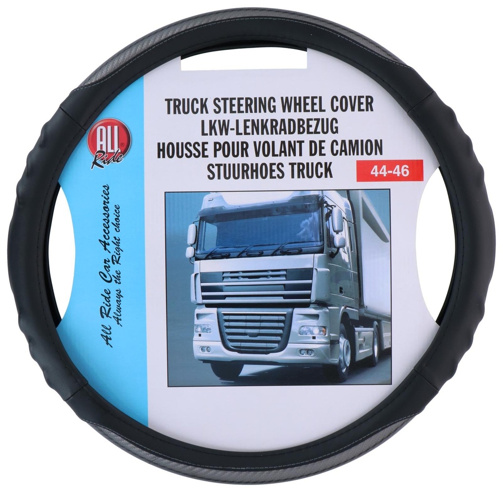 ALL RIDE Steering Wheel Cover Black/Grey 44-46 cm