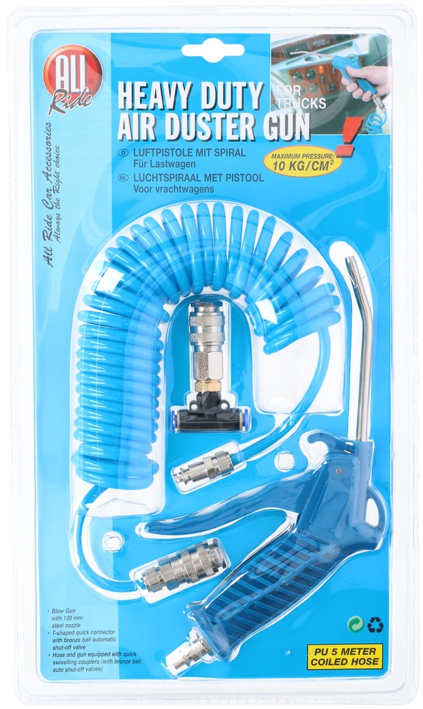 ALL RIDE Air Duster Gun 5m Blue 10kg/cm2