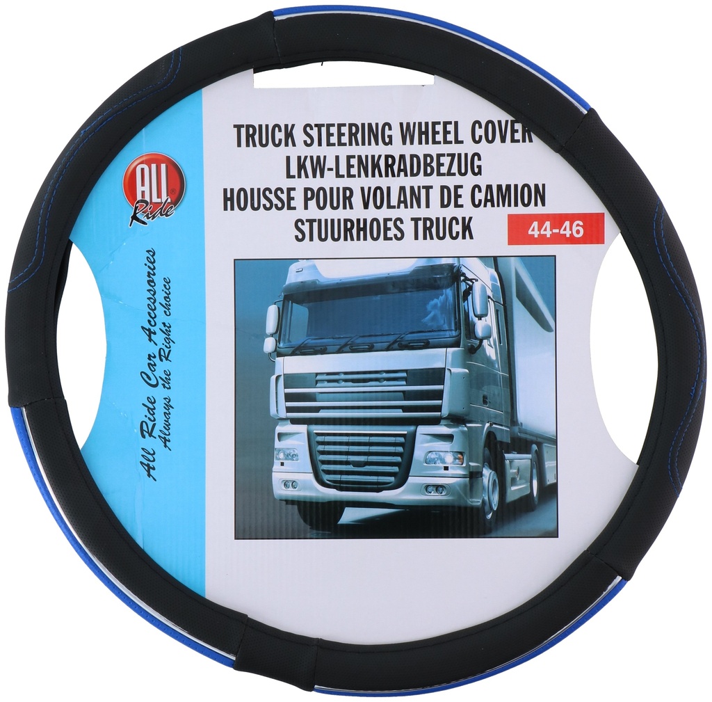 ALL RIDE Steering Wheel Cover Truck Blue/Black 44-46 cm