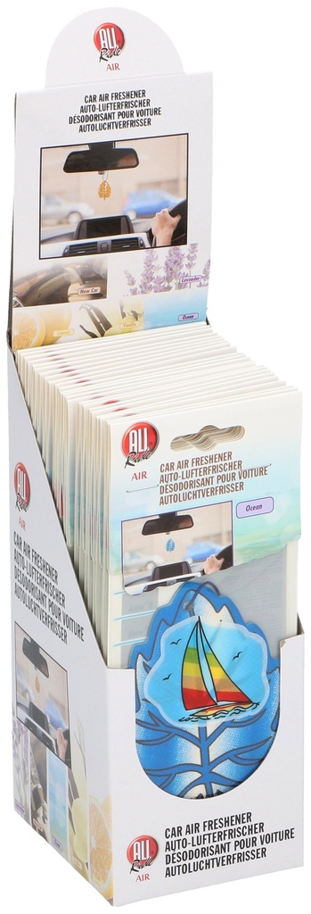 ALL RIDE Air Freshener Card Ocean