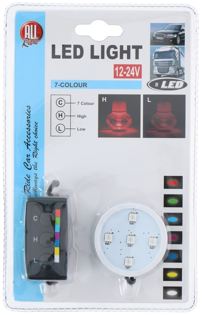 ALL RIDE LED Base 5LED Dimmer 12/24V