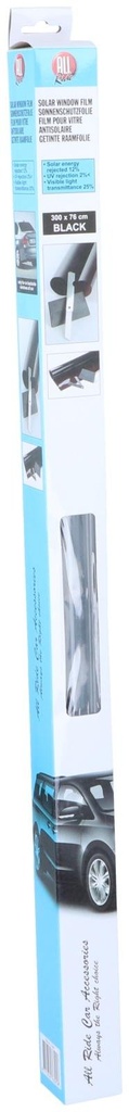 ALL RIDE Sunshade Window Film 300x76cm Black