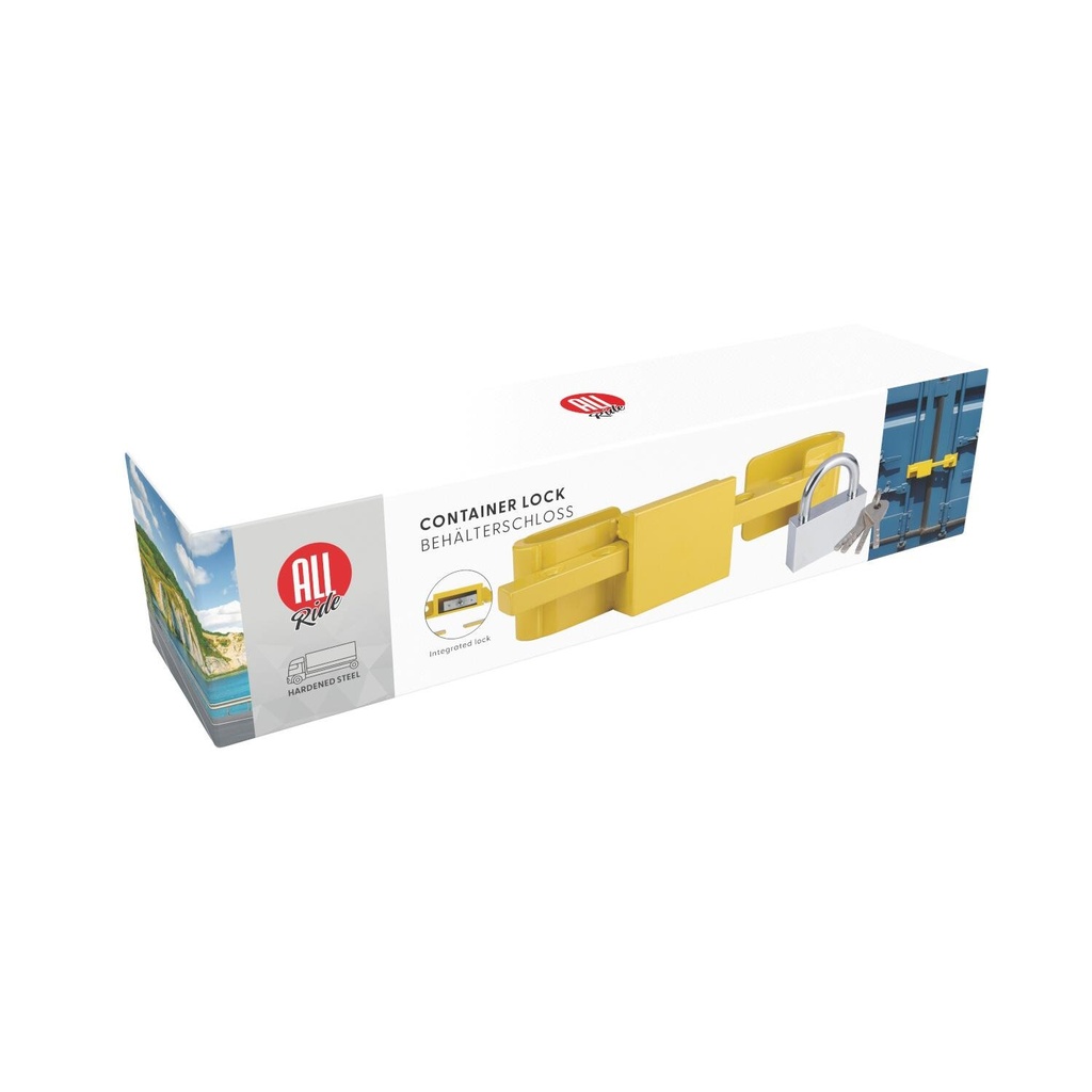 ALL RIDE Container Lock with Integrated Padlock