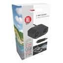 ALL RIDE Car Socket Adapter 2-Way