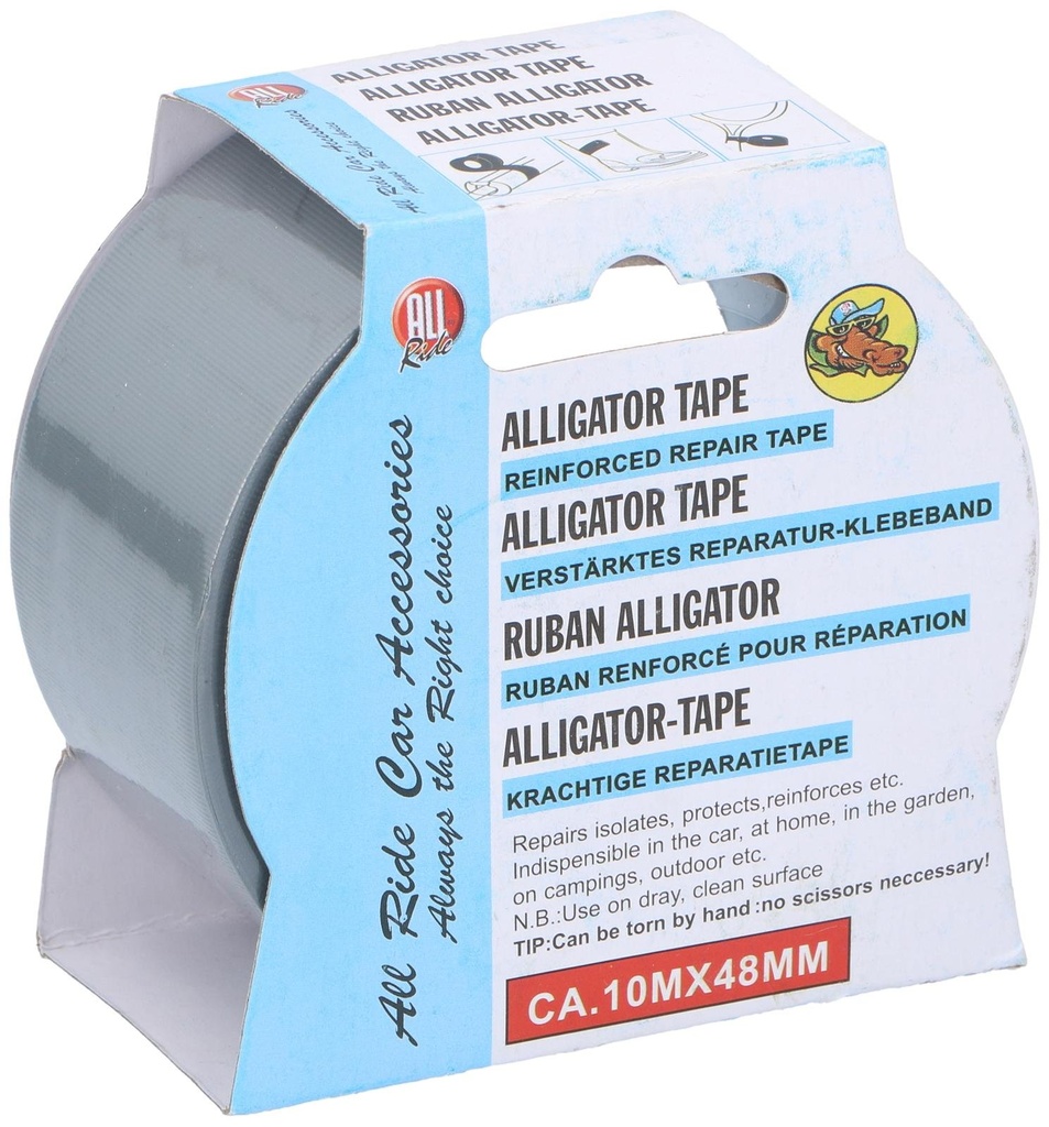ALL RIDE Alligator Tape Grey 10m x 48mm