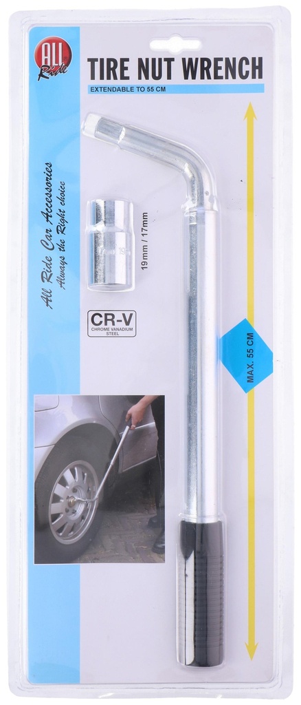 [871125204129] ALL RIDE Tire Nut Wrench 17/19mm