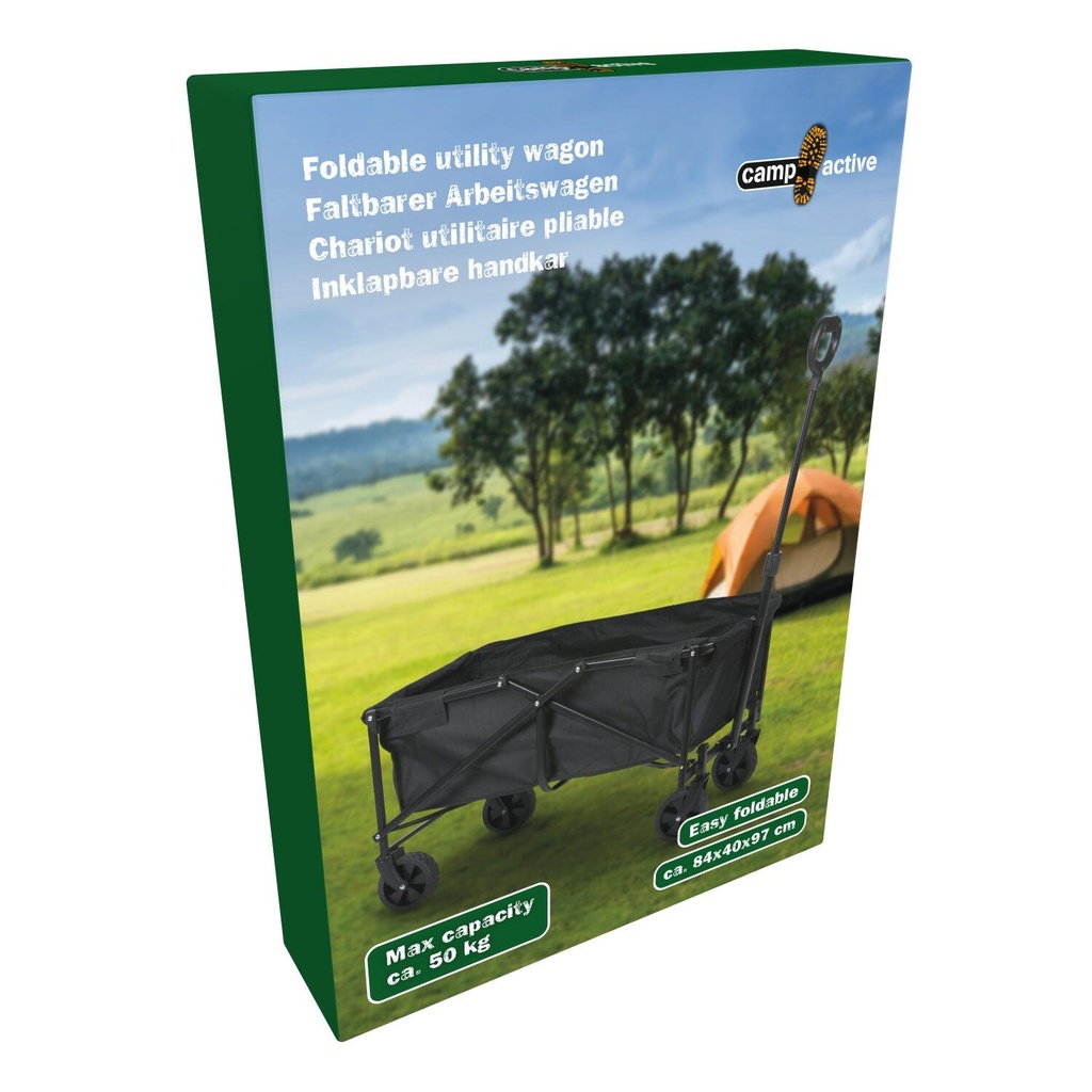 CAMP ACTIVE Foldable Utility Wagon 80cm