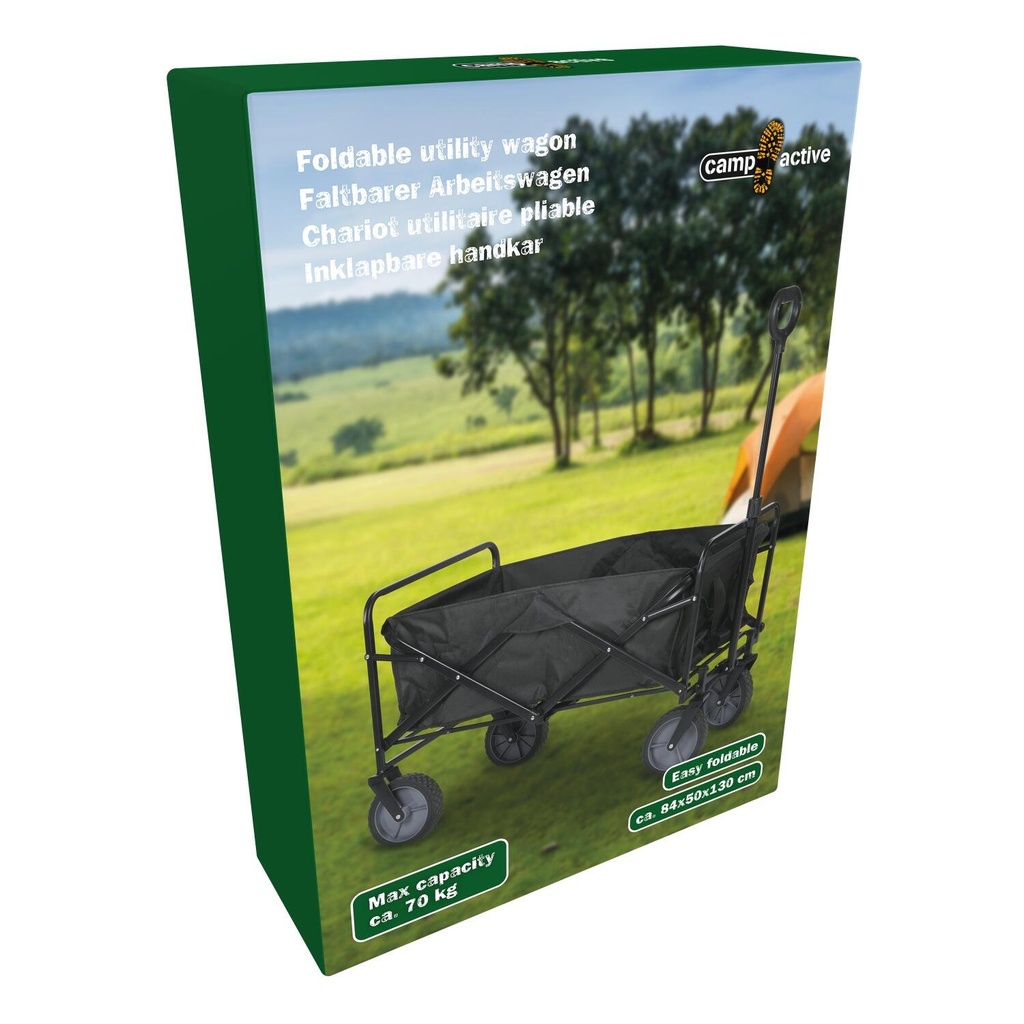 CAMP ACTIVE Foldable Utility Wagon 84cm