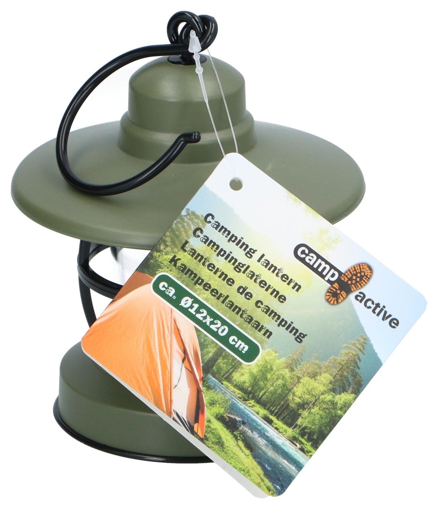 CAMP ACTIVE Camping Lantern Mini Ø12xh11cm 110g
