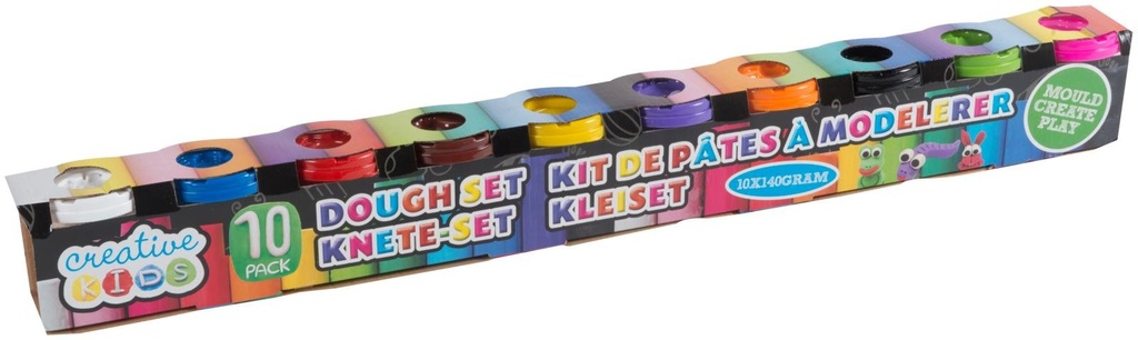 CREATIVE KIDS Dough Set 10x140g Classic