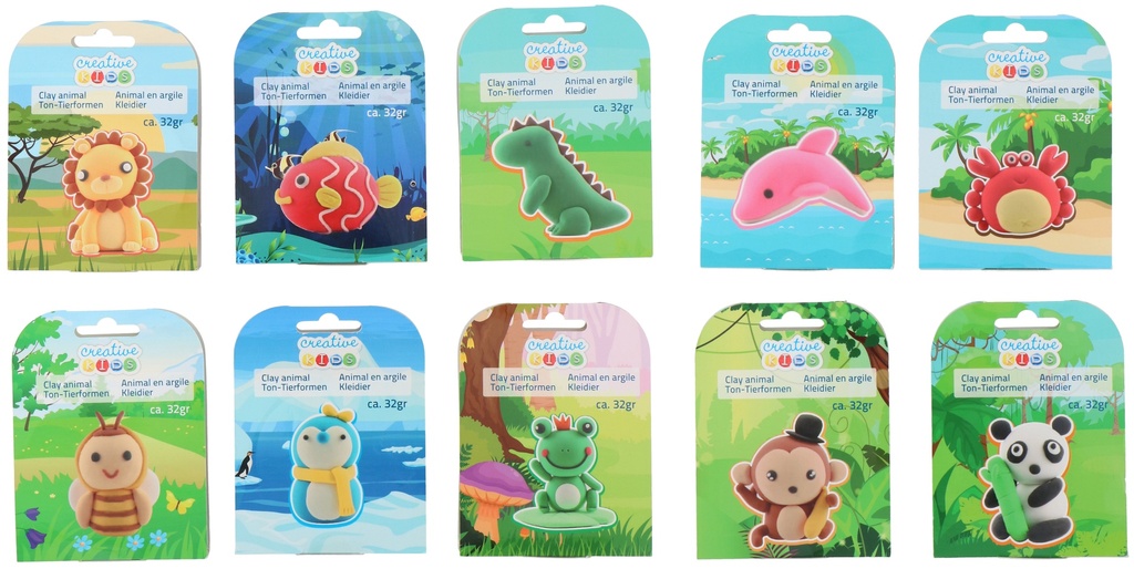 [871125216861] CREATIVE KIDS Clay Animal DIY 30g