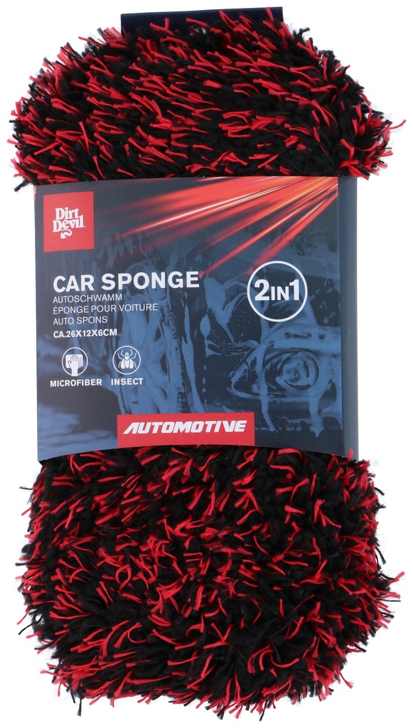 DIRT DEVIL Microfiber Car Sponge 230x120x55mm