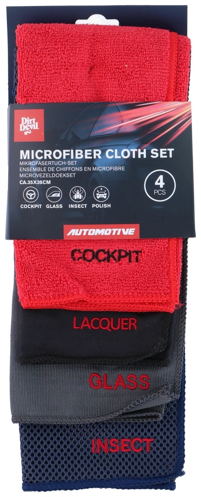 DIRT DEVIL Microfiber Cleaning Cloth 35x35cm 280gsm