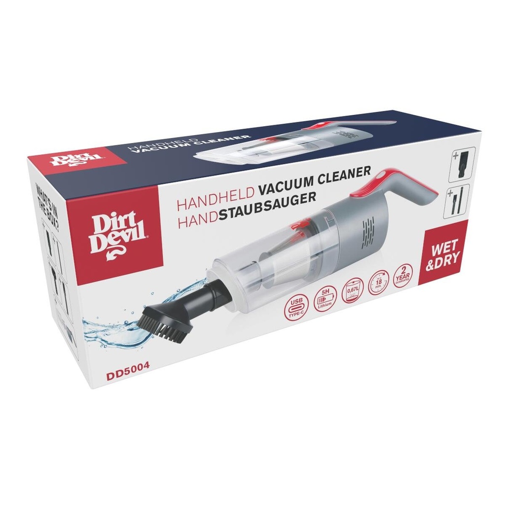 DIRT DEVIL Handheld Vacuum Cleaner Rechargeable DD5004