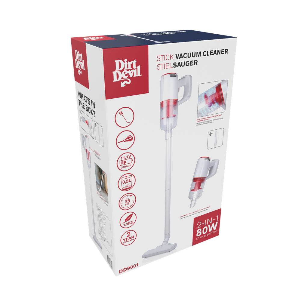 DIRT DEVIL Stick Vacuum Cleaner 80W 11.1V
