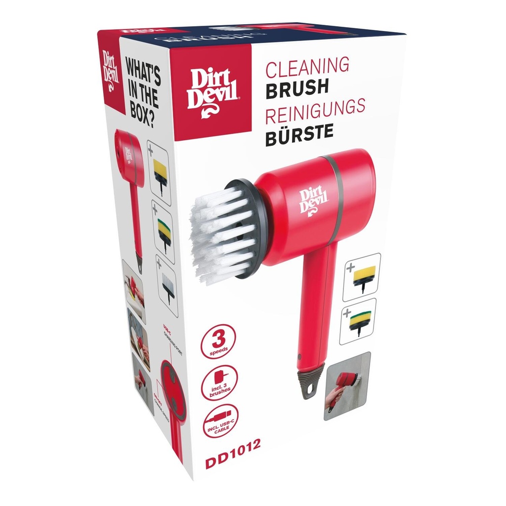 [871125235186] DIRT DEVIL Cleaning Brush Rechargeable 3 Speed