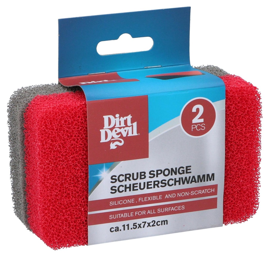DIRT DEVIL Scrub Sponge 11.5x7x2cm