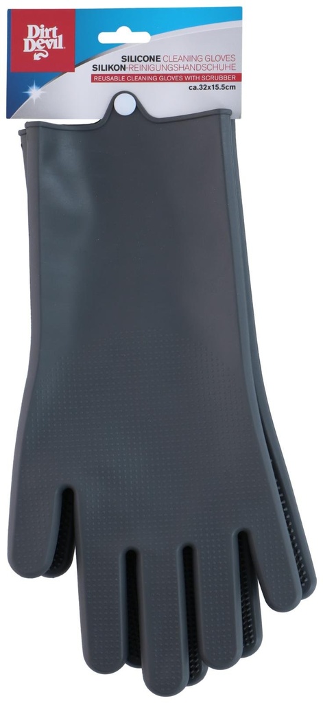DIRT DEVIL Silicone Cleaning Gloves Grey