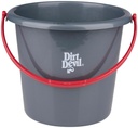 DIRT DEVIL Bucket 5L Grey with Red Handle