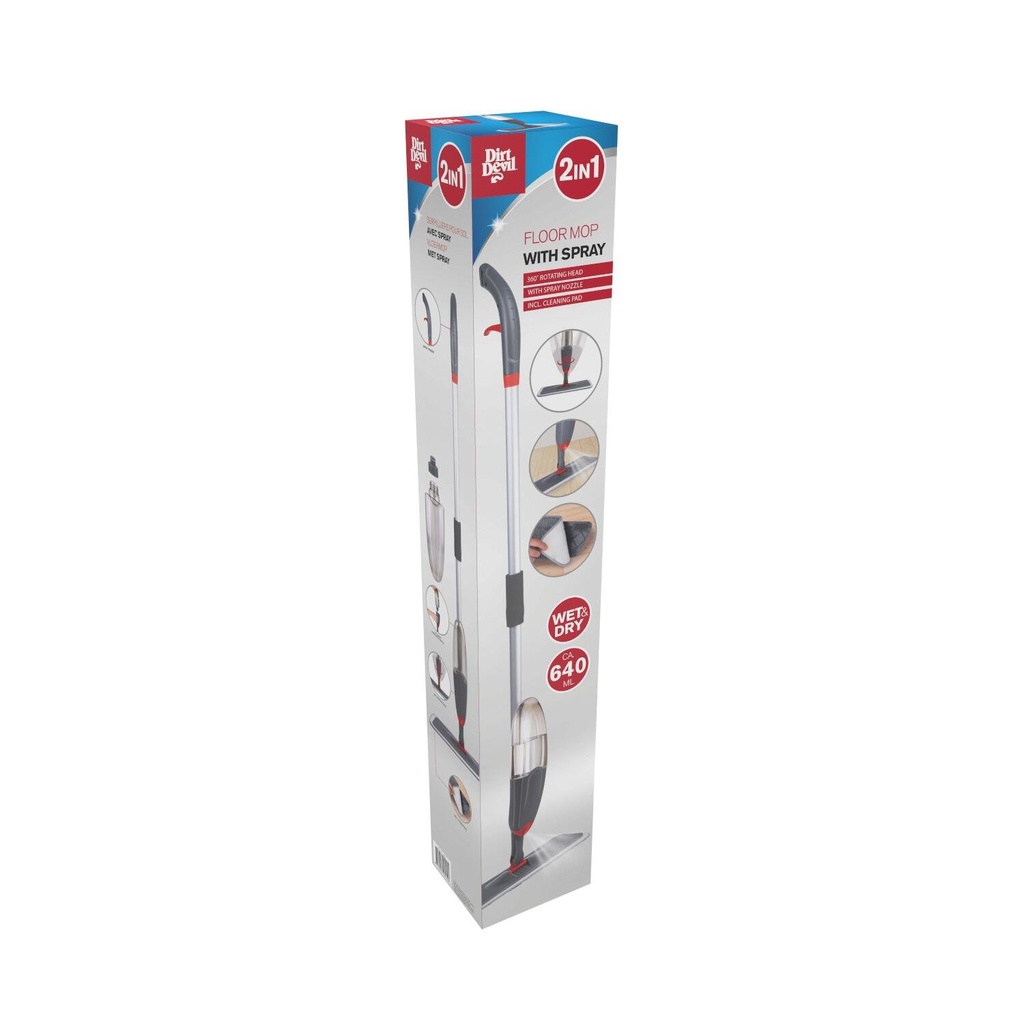 DIRT DEVIL Floor Mop with Spray 640ml
