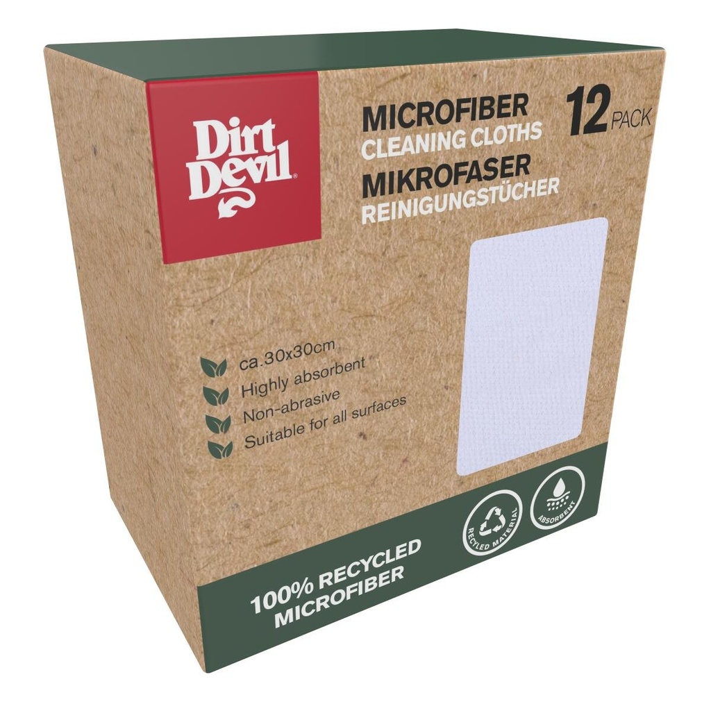 DIRT DEVIL Microfiber Cloth 30x30cm 200gr Recycled
