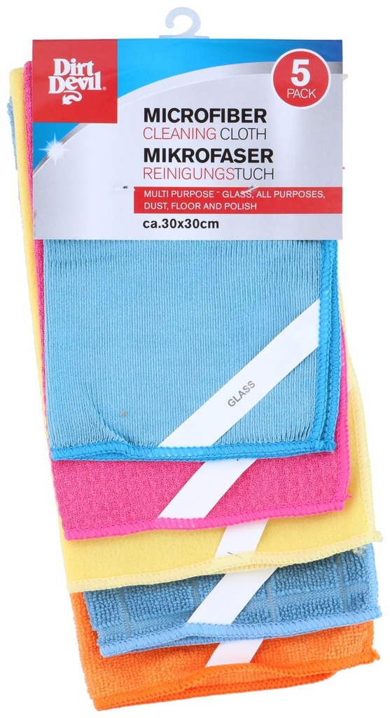 DIRT DEVIL Microfiber Cloth 30x30cm Multipurpose