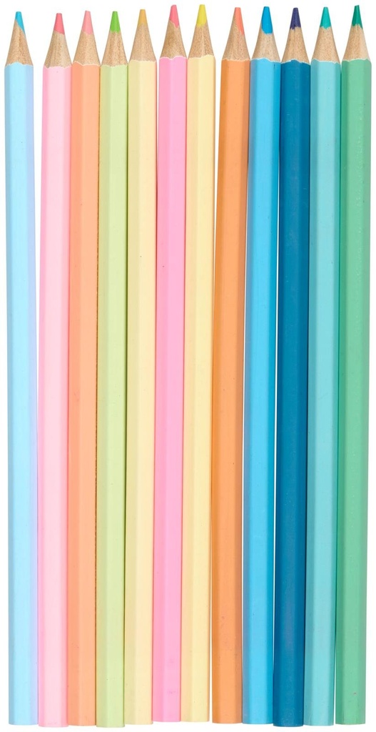 EDDY TOYS Colouring Pencil Pastel Ø0.7mm 17.5cm