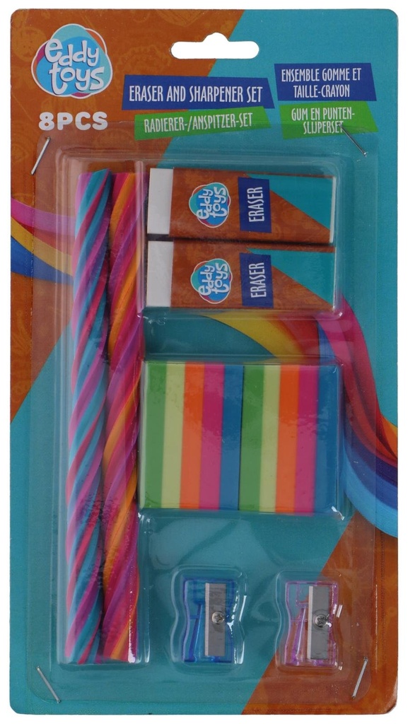 EDDY TOYS Eraser And Sharpener Children
