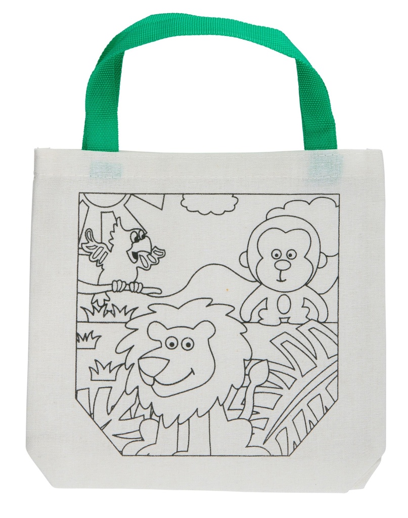 EDDY TOYS Kids Canvas Bag to Colour In