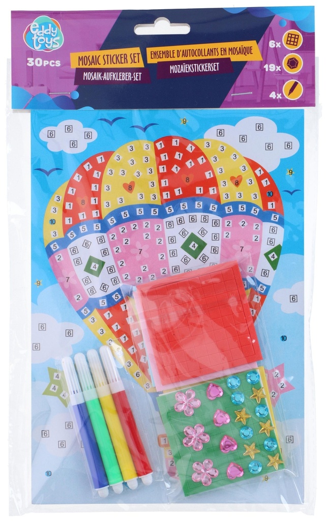 EDDY TOYS Sticker Mosaic Set for Kids
