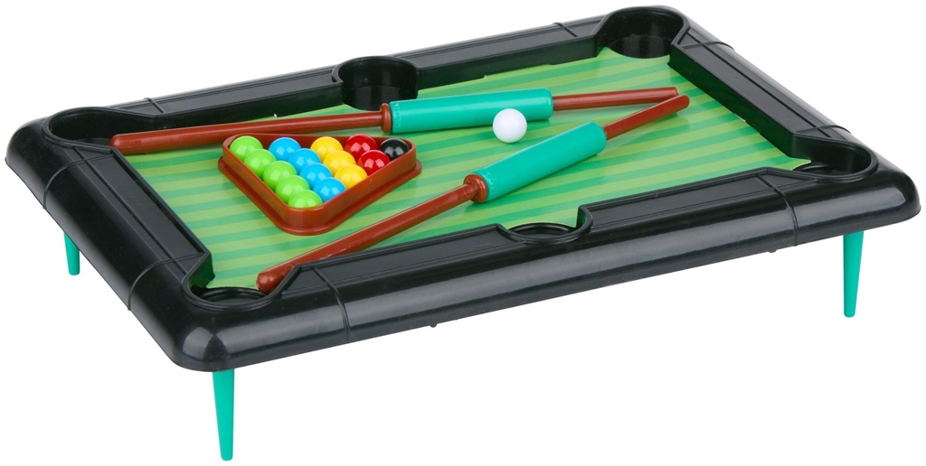 [871125243094] EDDY TOYS Mini Pool Table Game 21.5x15cm