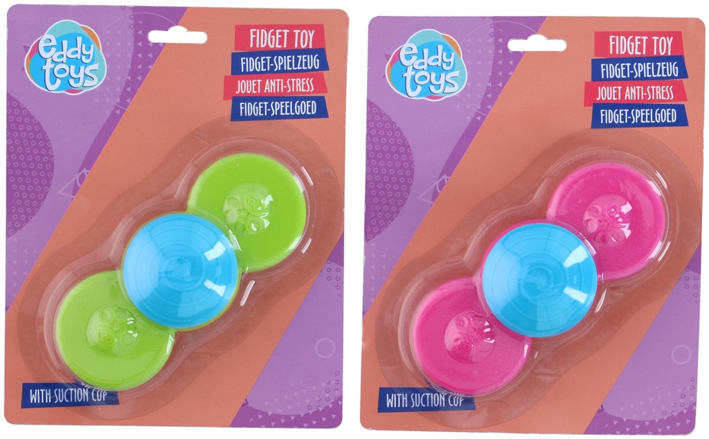 [871125230023] EDDY TOYS Double Wing Spinner With Suction Cup