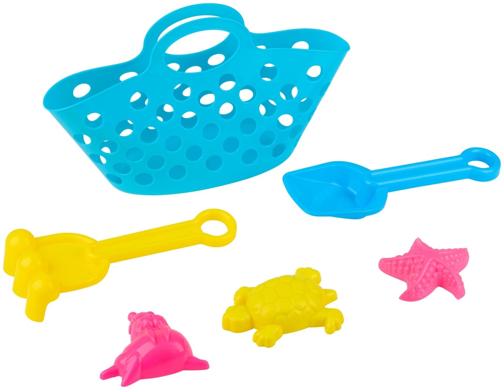 EDDY TOYS Beach Toy Set with Shovel and Sand Molds