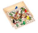 EDDY TOYS Snakes and Ladders Game 15x15cm