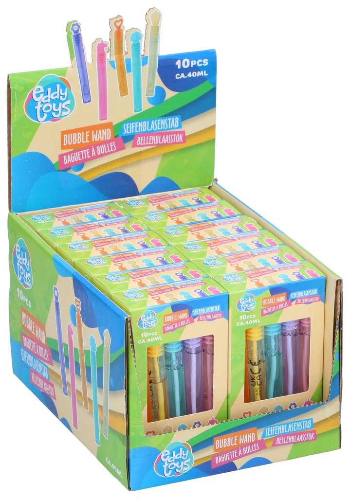 EDDY TOYS Bubble Wands 10 pcs