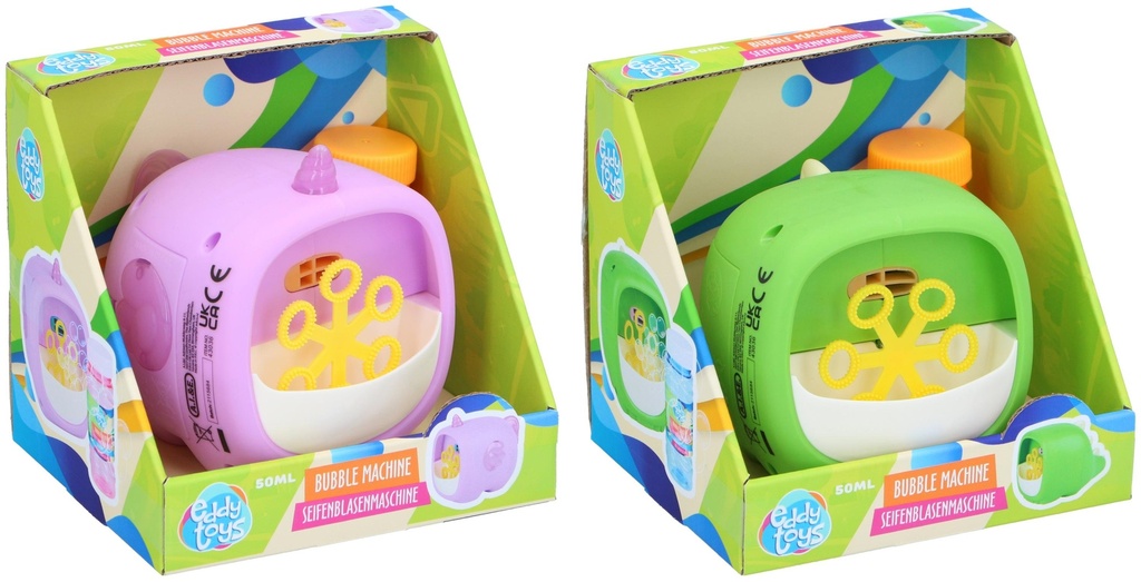 EDDY TOYS Bubble Machine with 50ml Solution