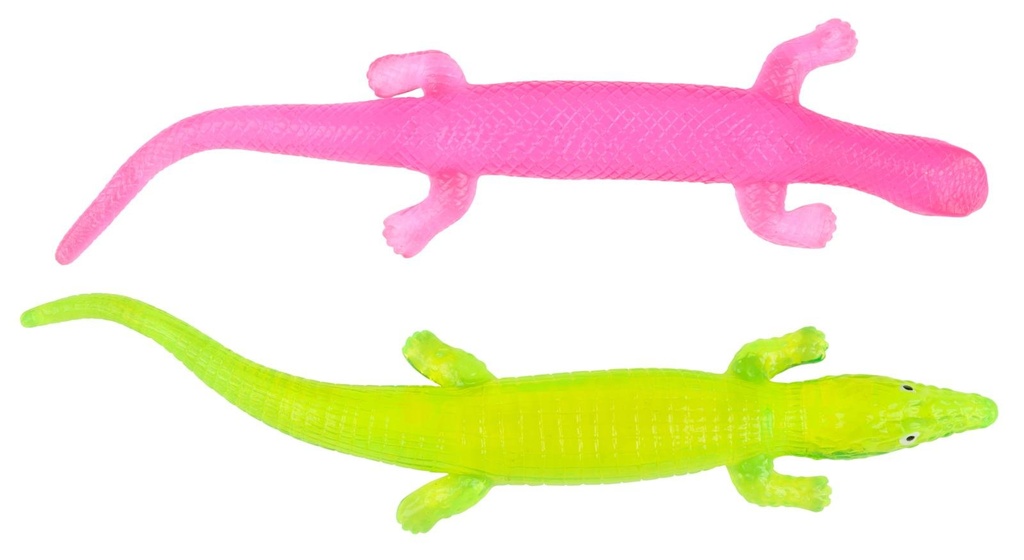 EDDY TOYS Stretch Animal 29cm Lizard & Crocodile
