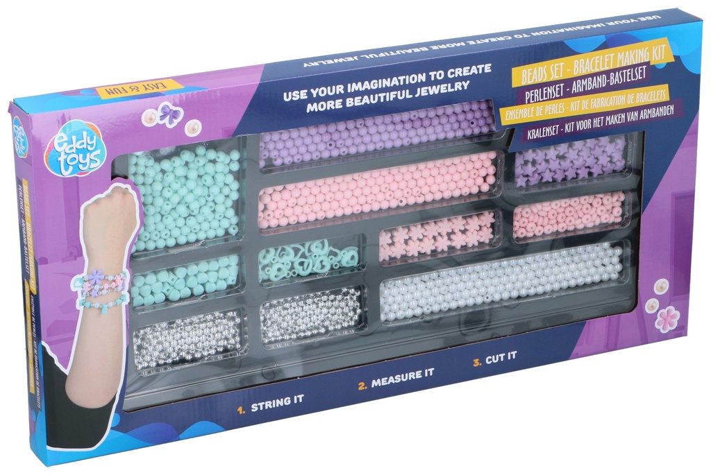 EDDY TOYS Beads Jewellery Making Kit 3000pcs