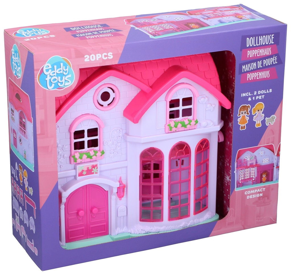 EDDY TOYS Dollhouse Playset 20 pcs