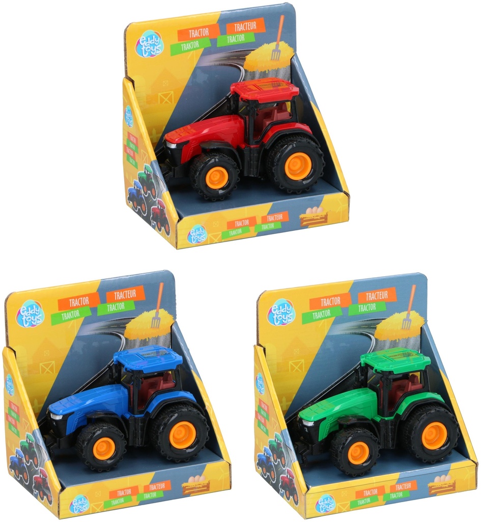 [871125242752] EDDY TOYS Toy Tractor 13.5cm