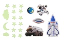 EDDY TOYS Glow In The Dark Space Playset
