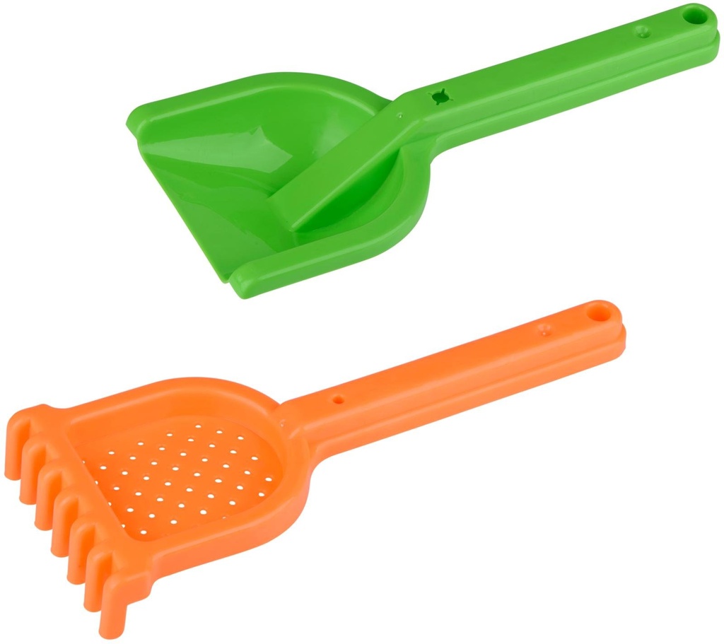 EDDY TOYS Beach Shovel and Rake for Kids